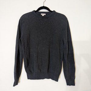 Dark Gray Men's Crewneck Sweater - Medium